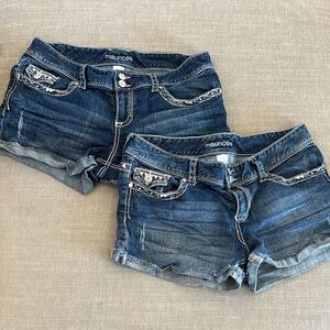 Maurices Dark Blue Cutoff 11 12 Jean Shorts